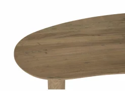 Tafel Perla 150x80x75cm - acacia massief - naturel- Woonkamer Bureau|Kantoorbureau