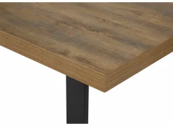 Tafel Samuel 200x95cm - decor - denver eik & zwart- Keukentafels|Eettafels