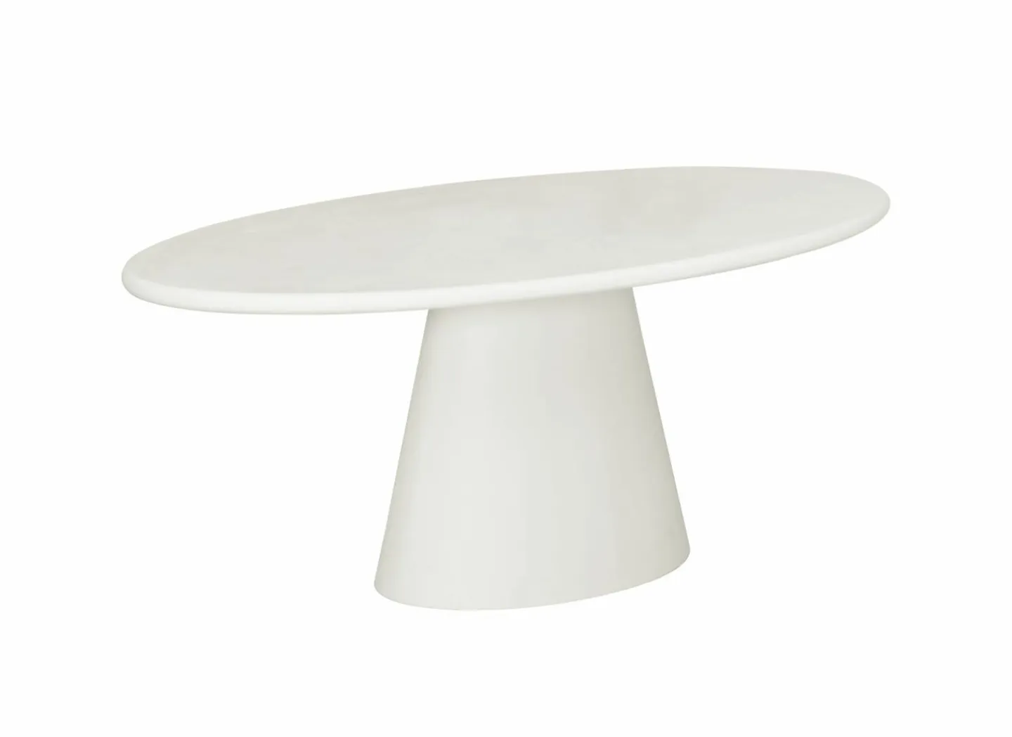 Tafel TF2402 200x110cm - cementex - wit- Eettafels