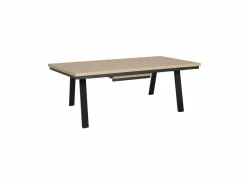 Tafel Toby 190/250x100cm - melamine - castella oak- Eettafels