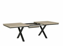 Tafel Toby 190/250x100cm - melamine - castella oak- Eettafels