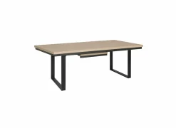 Tafel Toby 190/250x100cm - melamine - castella oak- Eettafels