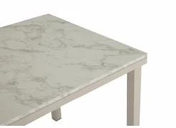 Eettafels|Tafel Vienna 120/200x80cm - decor - carrara creamy