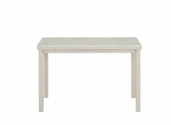 Eettafels|Tafel Vienna 120/200x80cm - decor - carrara creamy