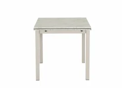 Eettafels|Tafel Vienna 120/200x80cm - decor - carrara creamy