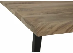 Tafel Woodshed 240x100cm - sheesham massief - naturel- Eettafels