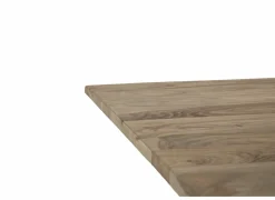 Tafel Woodshed 240x100cm - sheesham massief - naturel- Eettafels