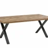 Keukentafels|Eettafels|Tafel 170x100cm - decor - bruin