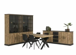 Keukentafels|Eettafels|Tafel 170x100cm - decor - bruin