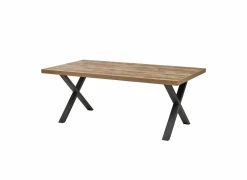 Tafel 200x100cm - decor - bruin & zwart- Eettafels