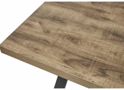 Tafel 200x100cm - decor - bruin & zwart- Eettafels