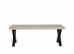 Tafel 226x100cm - decor - natuurlijke olm- Eettafels