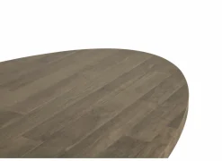 Eettafels|Tafel 183x100cm - decor - old teak & matt black