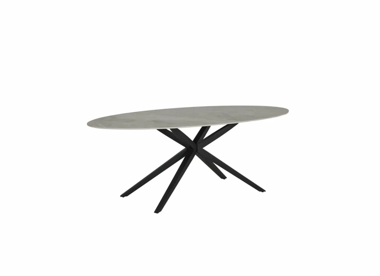 Tafel 210x110cm - keramiek - grijs- Eettafels