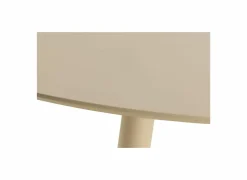 Eettafels|Tafel Ø110xH74CM - MDF/metaal - beige