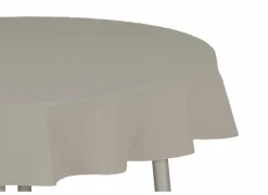 Tafellakens|Tafelkleed Teflon Ø180cm - stof - zilver