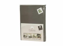 Tafelkleed Teflon 150x260cm - stof - donkergrijs- Tafellakens