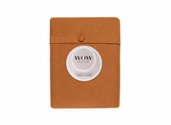 Tafellakens|Tafelkleed Wow Ø180cm - katoen & linnen - essence henna