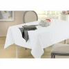 Tafelkleed 250x250cm - polyester & katoen - wit- Tafellakens