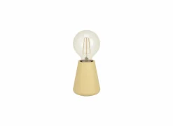 Tafellamp ASBY E27 H10cm hout beige- Tafellampen