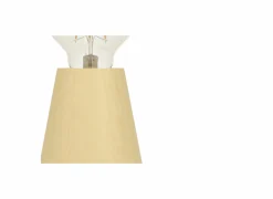 Tafellamp ASBY E27 H10cm hout beige- Tafellampen