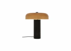 Tafellampen|Tafellamp Jody E27 H27cm - glas & metaal - amber