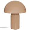 Tafellampen|Tafellamp Paddenstoel Lito Ø20xH24,5cm E27 - metaal - terracotta