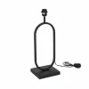 Tafellamp Rico E27 H53cm - metaal - zwart- Tafellampen