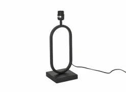 Tafellampen|Tafellamp Rico E27 H40cm - metaal - zwart