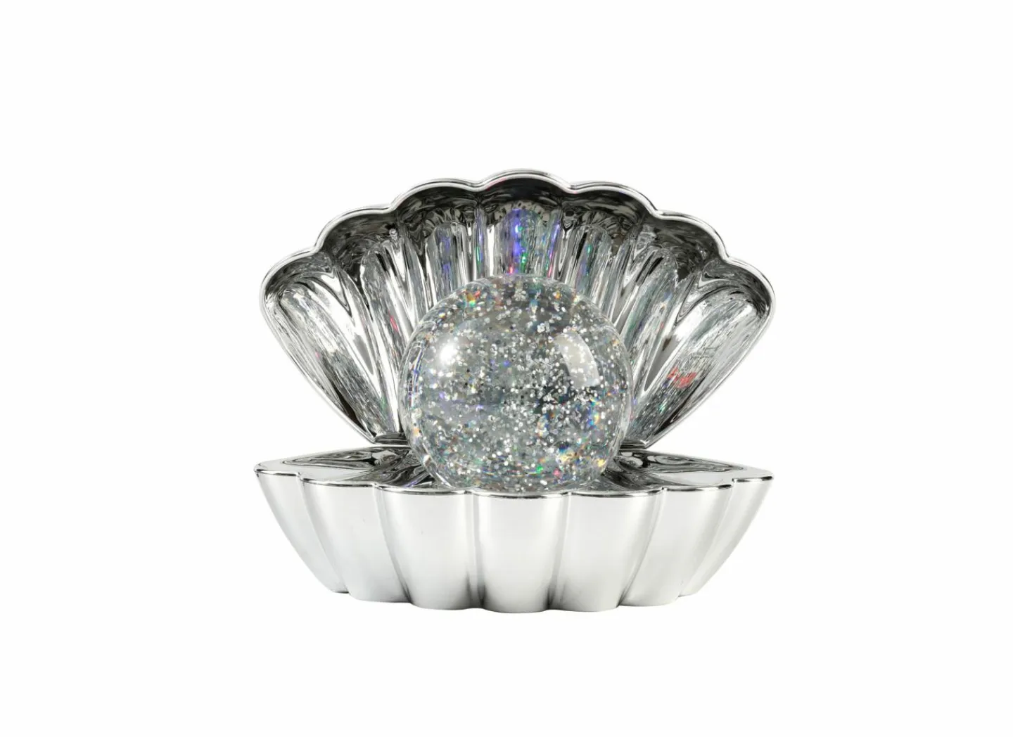 Tafellamp Shell kunststof - zilver- Kinderdecoratie|Decoratieve Accessoires