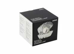 Tafellamp Shell kunststof - zilver- Kinderdecoratie|Decoratieve Accessoires