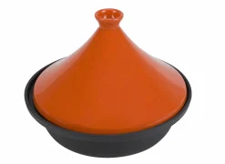 Cosy & Trendy Tajine Ø30cm zwart/oranje- Tajines