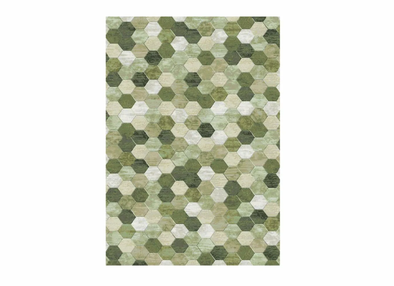 Tapijten|Tapijten|Tapijt Aspero 200x290cm - polyestervezel - groen & multicolor