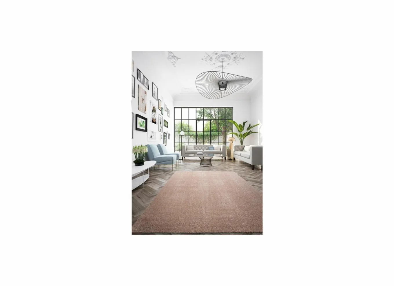 Tapijten|Tapijten|Tapijt Dolce 160x230cm - polypropyleen - roze