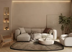 Ragolle Tapijt Madagaskar 200x290cm - polyestervezel - bruin- Tapijten|Tapijten