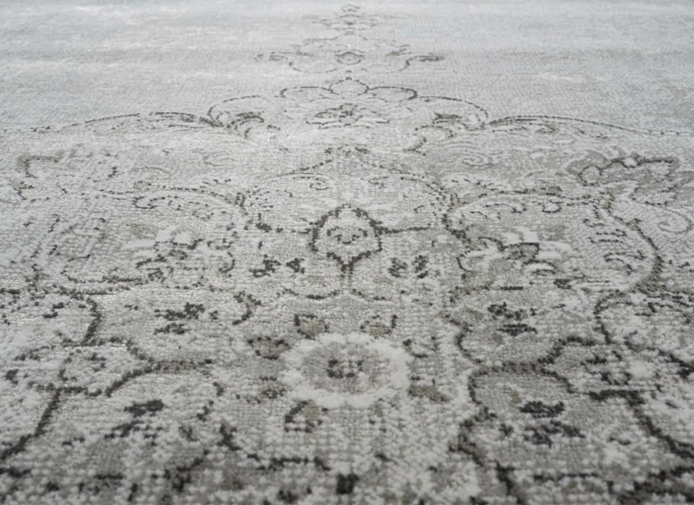 Ragolle Tapijten|Tapijten|Tapijt Ritz 67x210cm - polyestervezel - grijs