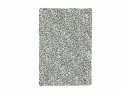 Tapijt Twister 80x230cm - polypropyleen - wit & zilver- Tapijten|Tapijten