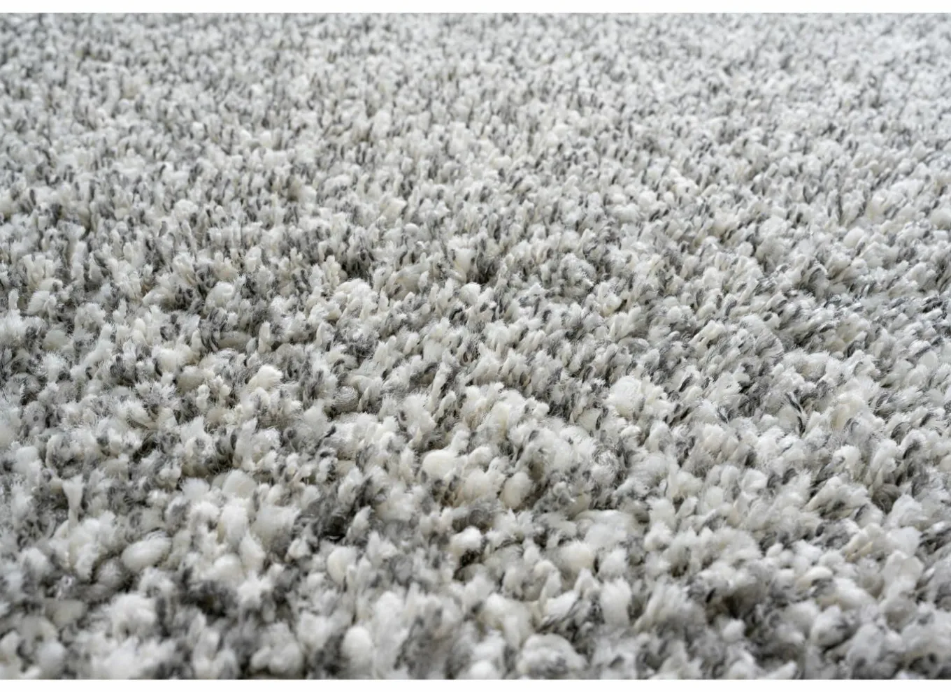 Tapijten|Tapijten|Tapijt Twister 65x130cm - polypropyleen - wit & zilver