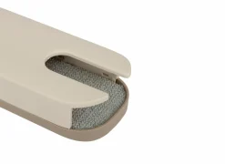 Praktische Toebehoren|Praktische Toebehoren|Textielborstel 7,3x4x34,5cm - bamboe & kunststof - grijs