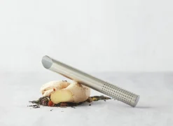 Thee-Accessoires|Thee infuser Ø1,8x16,5cm - RVS - zilver