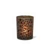 Theelichthouder Leopard H12cm- Kaars & Houder