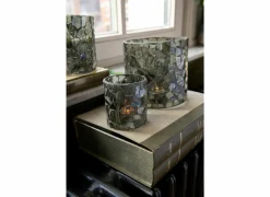 J line Kaars & Houder|Theelichthouder Mozaïek  H9,5cm