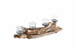 Theelichthouder Tanduk B70cm- Kaars & Houder