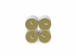 Spaas Theelichtjes MAXI Romantic Reflections 10u groen, 8 stuks- Kaars & Houder