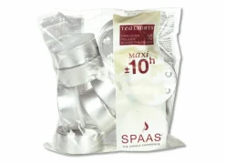 Spaas Theelichtjes Maxi 10u wit, set van 10- Herfstdecoratie|Kerstdecoratie