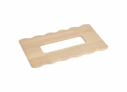Tissuebox Cheri 24x15x9cm - MDF - wit & naturel- Tissuehouders