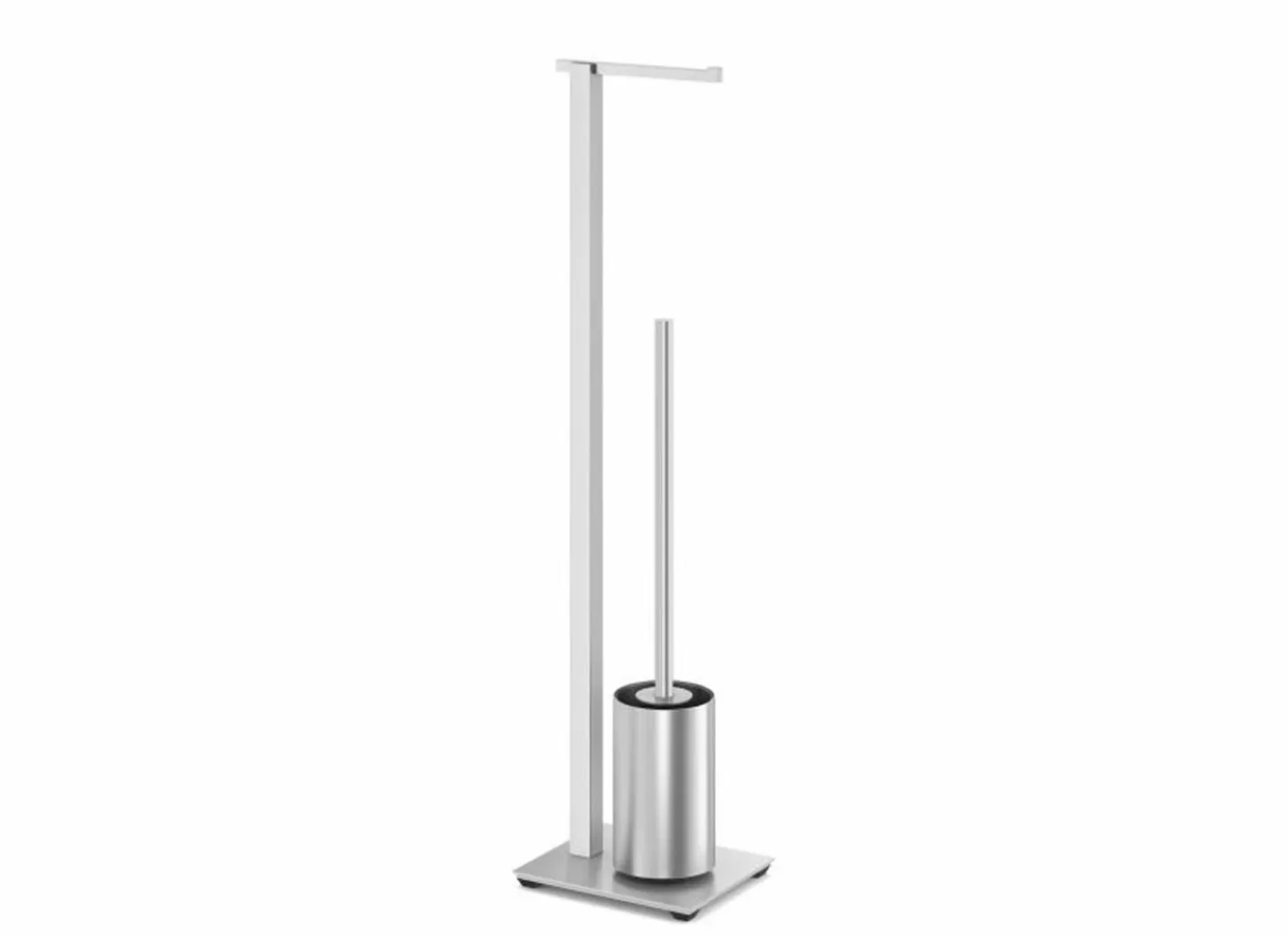 Zack Toiletbutler Carvo zilver- Wc-Rolhouders|Wc-Borstels