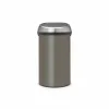 Brabantia Touch Bin 60L platinum- Vuilnisbakken|Vuilnisbakken