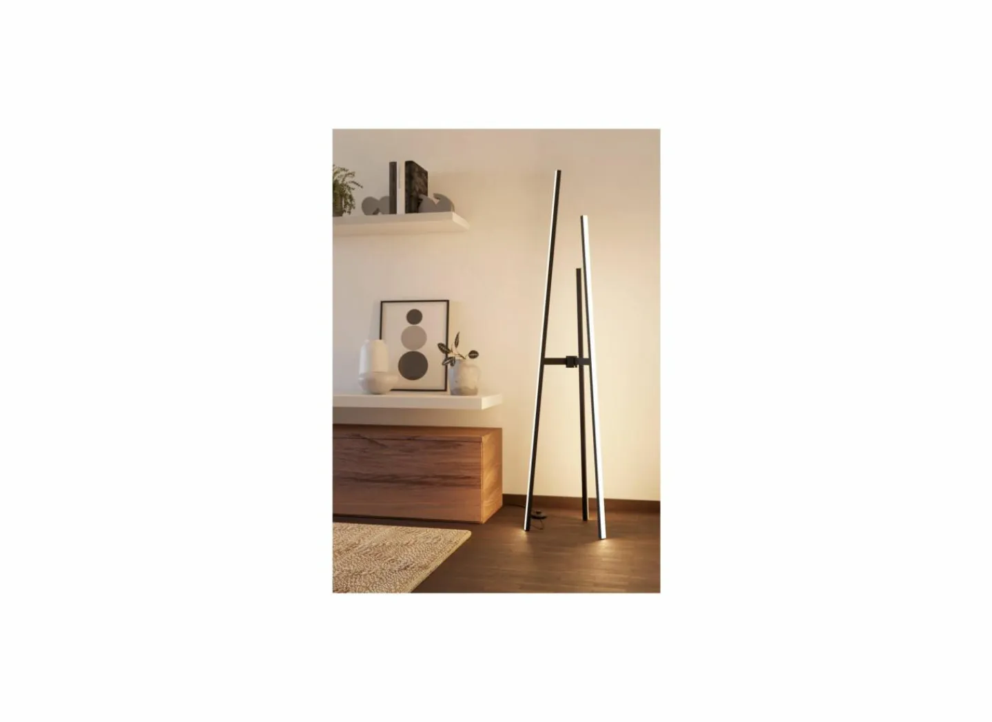 Tripod lamp Mongolana LED H151cm - aluminium - zwart- Andere Vloerlampen