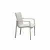 Tuinstoel Cardamom 61x57x85cm - aluminium - greige- Tuinstoelen